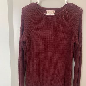 Burgundy sweater